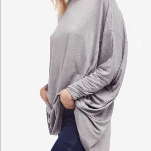 Free People heather gray tunic
